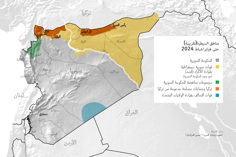 map of Syria